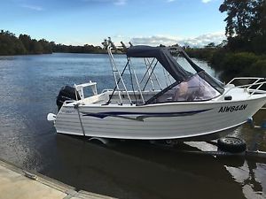 2004 TRAILCRAFT 5.3 M & 90 HP MERCURY 4 STROKE SALTWATER(172 Hrs)