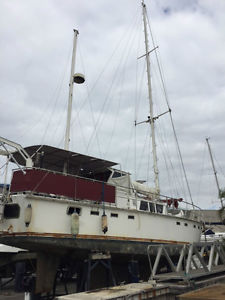 Steel Boat, Ketch Boat, Steel Vessel