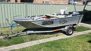 Quintrex 385 explorer aliminium boat