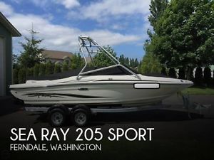 2012 Sea Ray 205 Sport