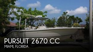 2001 Pursuit 2670 CC