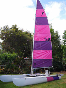 MOSQUITO CATAMARAN 16FT  WITH GAL TRAILER