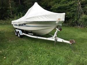 1991 Hydra Sports 2200 center console boat fishing