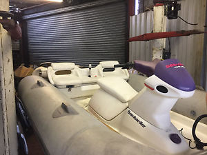 Seadoo Explorer Rib Boat jet ski with trailer
