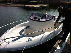 SEAMARK 550sc Leisure boat with 90hp 2010 Evinrude engine, low hours, vgc