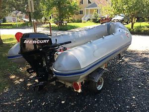 Avon RIB (11') with a Mercury 15 HP (4-stroke)