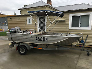 Quintrex 385 explorer aliminium boat