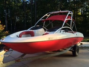 2005 YAMAHA AR210 JET BOAT TWIN ENGINES - 270 HORSEPOWER - SKI TOWER