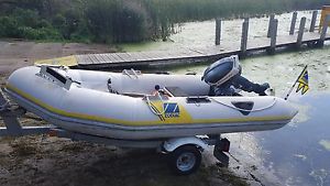 1994 Zodiac Touring Mark 1 Inflatable Dinghy Boat 11.5' Soft Bottom