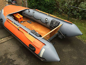 Ex-RNLI Y-Class RIB SIB Inflatable Boat Lifeboat - Superb Condition