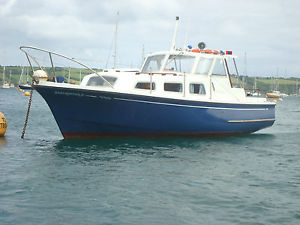 Natant 24 GRP Cabin Cruiser Inboard Diesel Motor Boat with Twin Berth