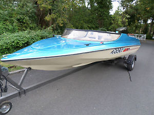 SIMMS SUPER V 15' SPEEDBOAT WITH SUZUKI 85HP OUTBOARD ENGINE