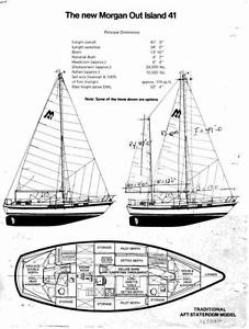1982 Morgan  islander 42 Tall Rig  Ketch