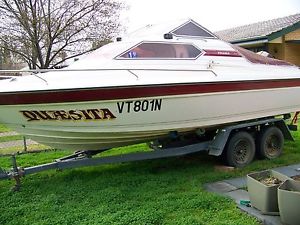 16ft Whittley C Runabout Half Cabin. 135HP Mercury Outboard.  Rego 05/17