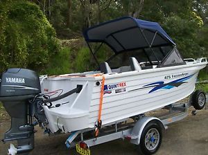 Quintrex 475 Freedom Sport 2003 Bowrider Aluminium Boat **No Reserve**