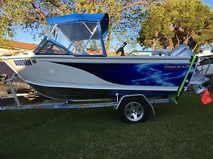 Brand New Aluminum Boat 4.7m Procraft 2016 With Honda 50hp Four Stroke & Trailer