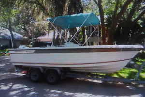 Grady  White  21'  Center Console with Johnson 200 VRO  and Trailer