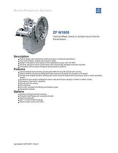 ZF W1800 Transmission