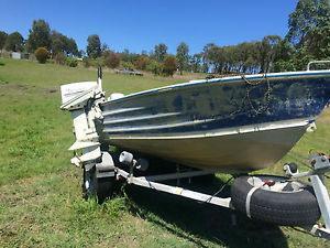 aluminium boat and bonus inflatable boat