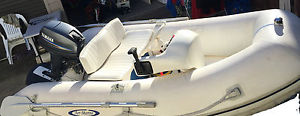 Aer Marine 2.7m Rigid Hull Inflatable Centre Console, 15hp Yamaha Boeing Trailer