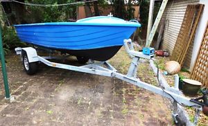 QUINTREX 3.8 TINNIE ON REDCO TINKA TRAILER