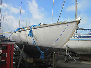 Traditional Wooden Long Keel Yacht