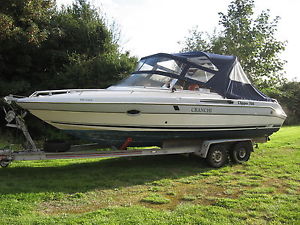 CRANCHI CLIPPER 26ft  VOLVO DIESEL TWIN CABIN SPORTSBOAT WITH TRAILER