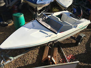 Fletcher Speedboat, 25hp Mercury & Trailer