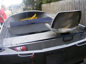 2011 3.2mtr tinnie with trailer and small motor