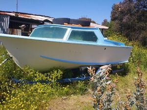 Hartley Half cabin cruiser and trailer