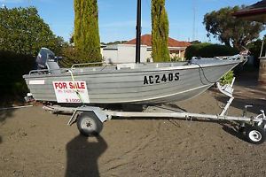Aluminium 14 ft 6 Seajay Fishing Boat