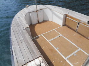Trawler 34ft timber 80k spent recorked & more (sydney harbour) NoReserve!!!!!!!