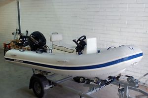 2014 MERCURY OCEAN RUNNER 340  RIB 1 OWNER MERCURY 20HP