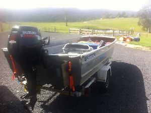 aluminium boat savage 15hp suzuki four stroke