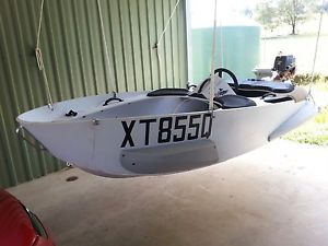 Marine Kart 338 with 2012 Yamaha 4hp 4 stroke outboard & registered trailer