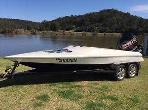 2003 Force F18 Light Weight, 2007 250 HO Etec, Ski Boat Race