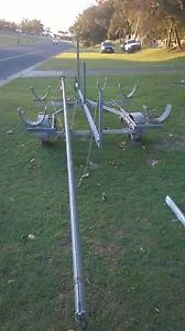 16' Cobra cat rotating mast, boom, aluminium beams & traveller