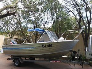 444 Stacer Aluminium runabout