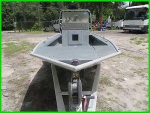 1999 SCANDY WHITE ALUMINUM 14' FLATS BOAT w/08 MERCURY 60HP 4 STROKE
