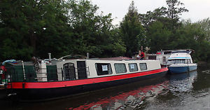 Classic Dutch Barge spacious liveaboard houseboat near London