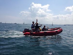 2014 Mercury Quicksilver 415 XSHD Rib with 20HP Mariner Outboard