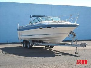 1987 Sea Ray Cuddy 250 Cabin Boat fish finder 5.7 Liter Engine