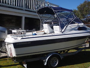 CARIBBEAN 5.45 CONCORD WITH 90HP HONDA LOW HOURS IMMACULATE COND