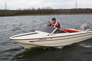 Fletcher Arrow Speed boat 17ft Classic. Refurbished with low hours 135HP Mariner