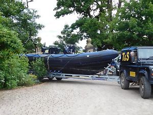 Halmatic Arctic 22 Military Spec RIB & new Trailer ~ Heavy Duty Police Boat