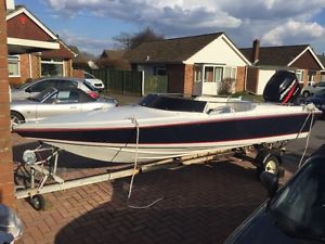 DRIVER 500 16ft SPEEDBOAT / POWERBOAT WITH ROADWORTHY TRAILER
