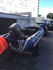BARGAIN @ SpeedBoat @ Avon 4m Sea Rider with 40hp Mariner 2-Stroke+ Trailer