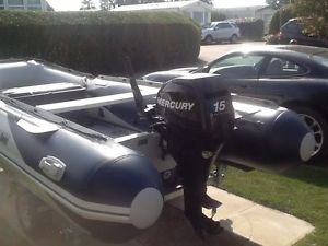 HONDA HONWAVE T40 2016 INFLATABLE RIB BOAT - 15 HP MERCURY