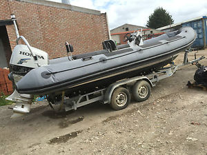 Halmatic Arctic 22 Military Spec RIB & Trailer ~ Heavy Duty Commercial Boat