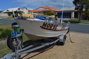 Horizon 4.1m aluminium fishing boat